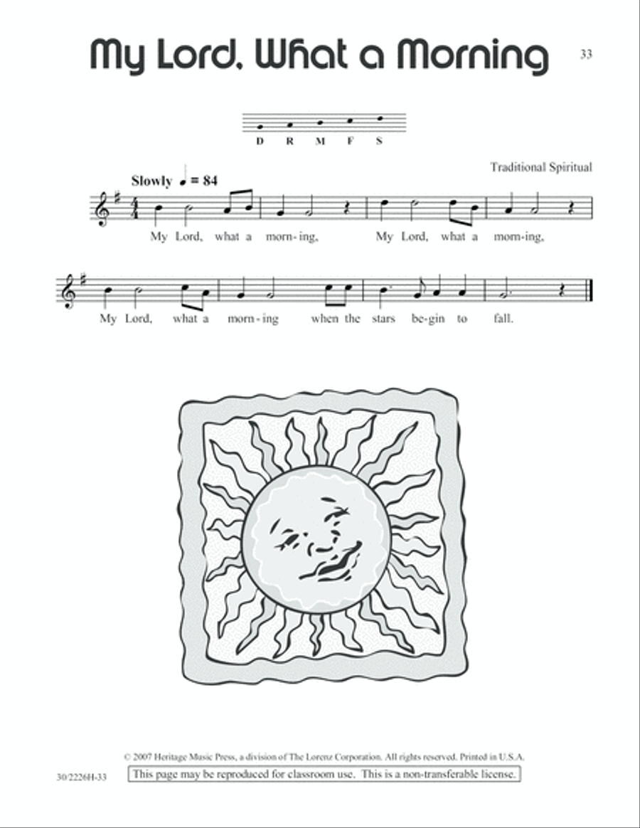 One-A-Day Warm-Ups for Orff Instruments Unison Choir scores gallery preview page 34