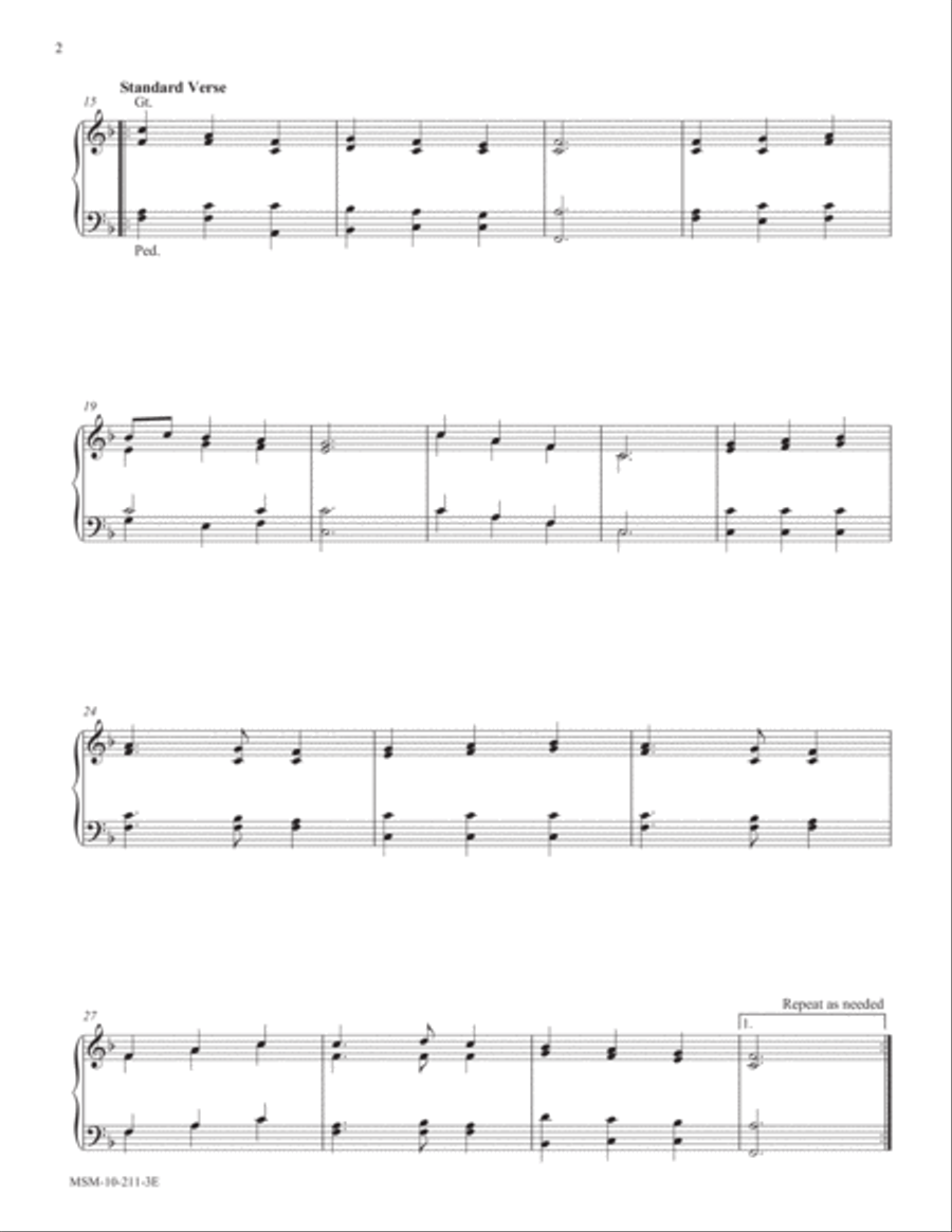Italian Hymn Choir scores gallery preview page 2