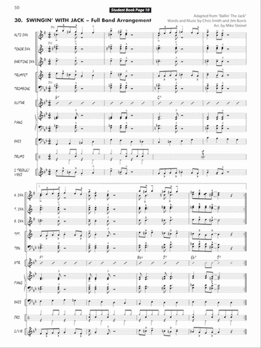 Essential Elements for Jazz Ensemble – Conductor Jazz Ensemble scores gallery preview page 6