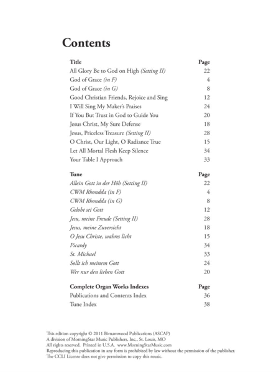 Ten Chorale Improvisations, Set 5 Organ scores gallery preview page 2