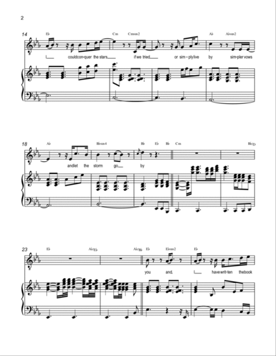I'll Always Be There I'll Always Be There Voice scores gallery preview page 2