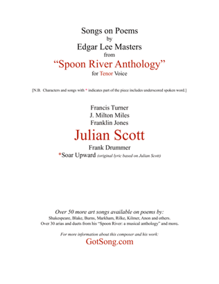 Book cover for Julian Scott from "Spoon River"