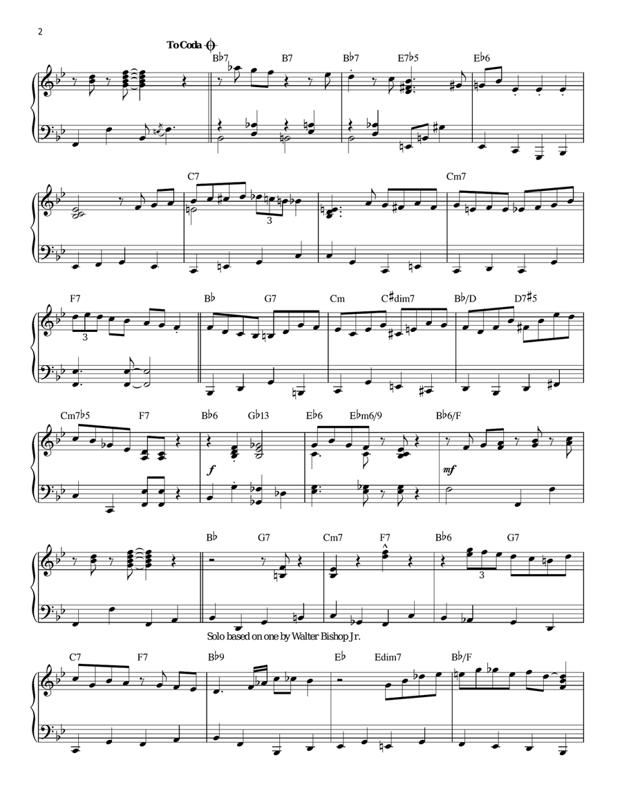 The Serpent's Tooth Piano Solo scores gallery preview page 2