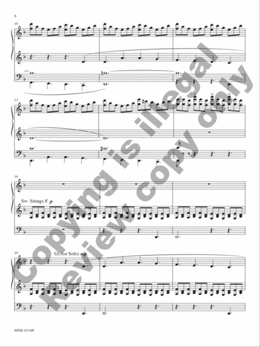 African-American Organ Music Anthology, Volume 10 Organ scores gallery preview page 7