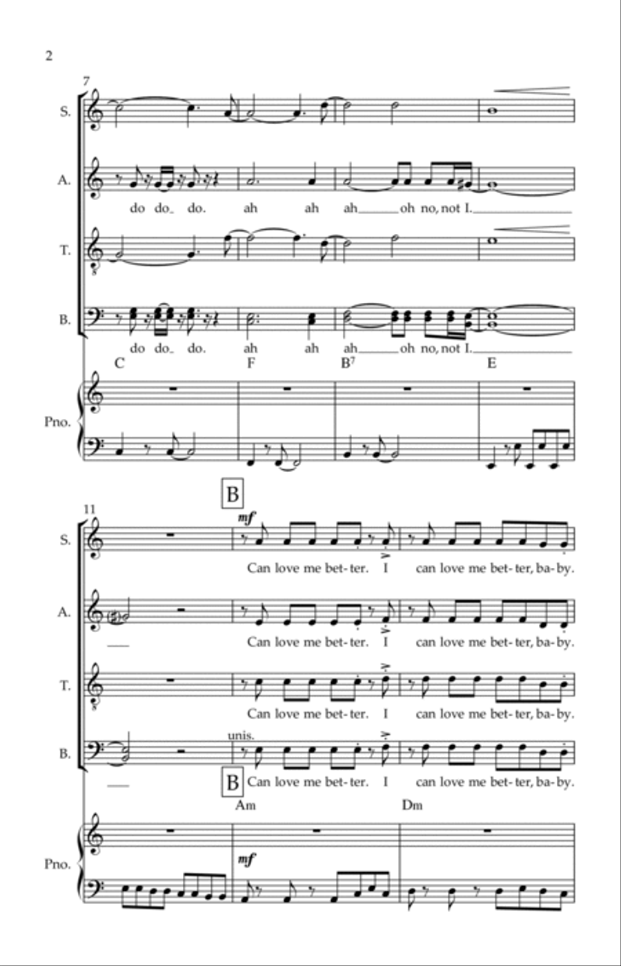 Flowers 4-Part scores gallery preview page 2