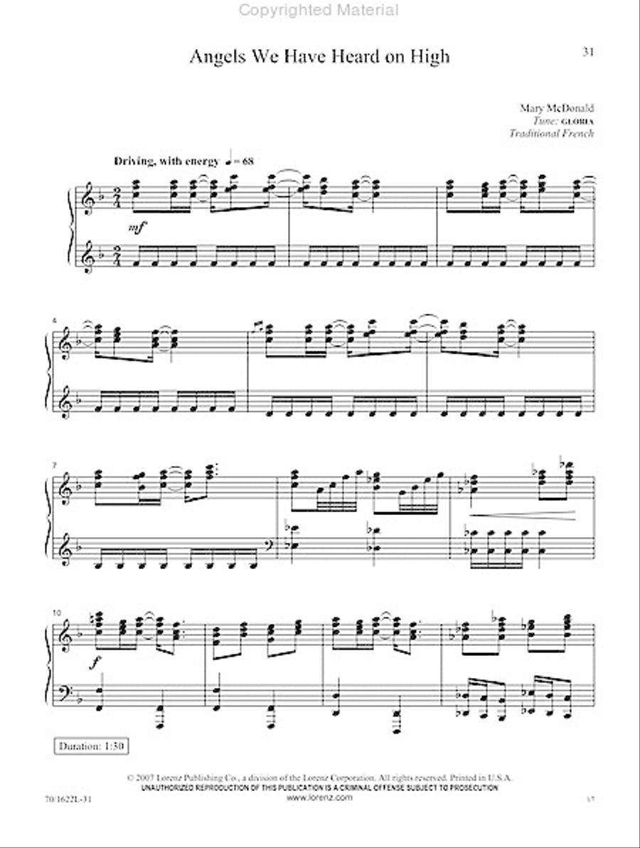 Carols We Love Piano Solo scores gallery preview page 4