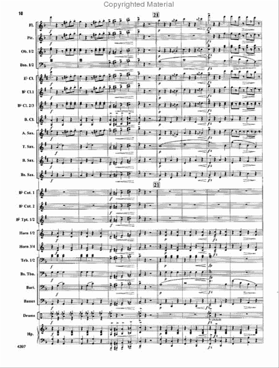 Manhattan Beach Concert Band scores gallery preview page 4