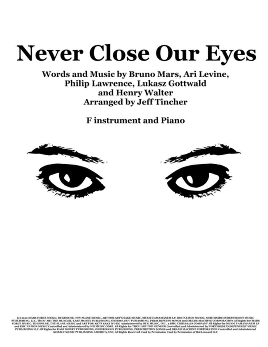 Never Close Our Eyes image number null