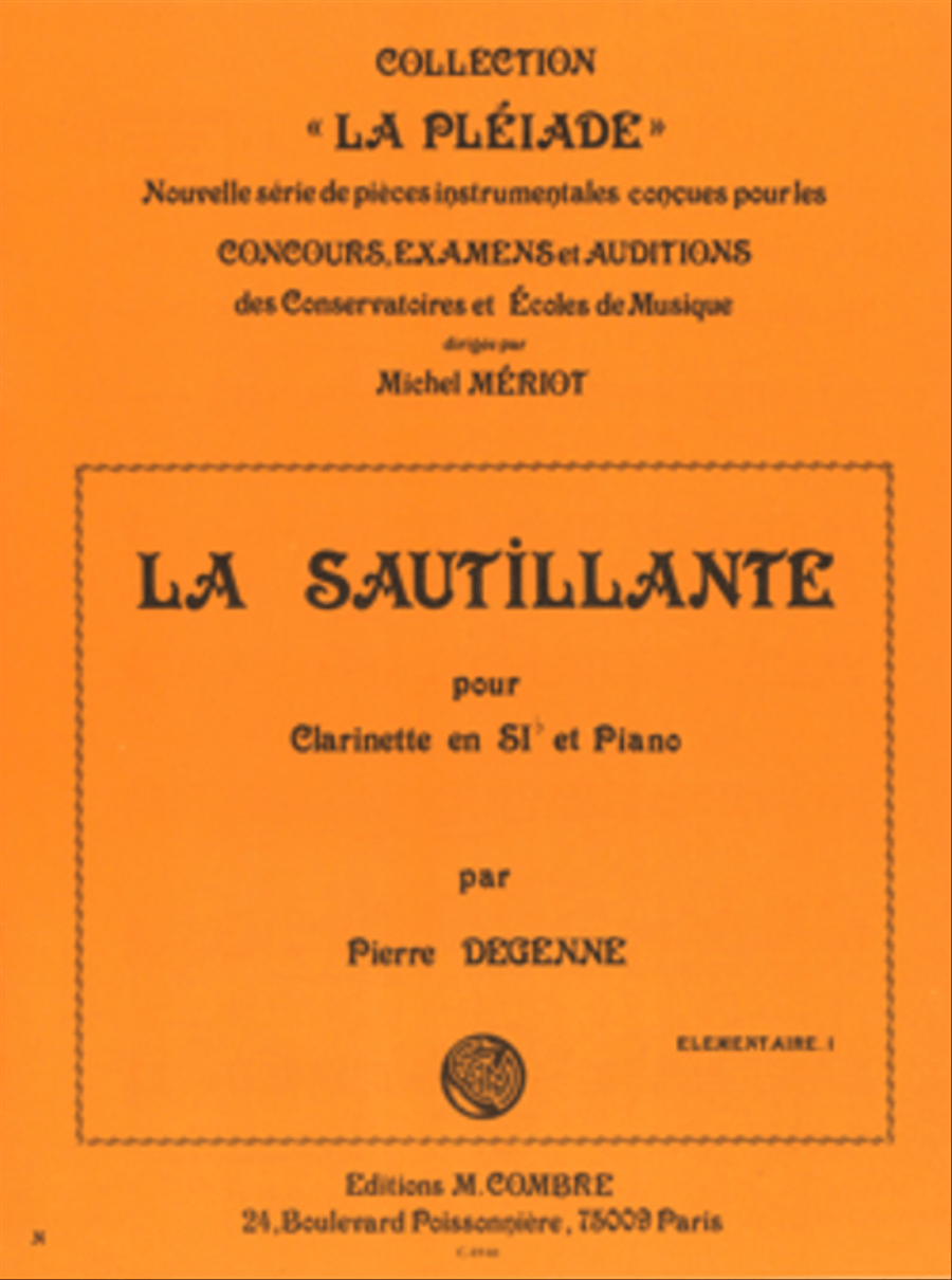 La Sautillante La Sautillante Clarinet Solo scores gallery preview page 1