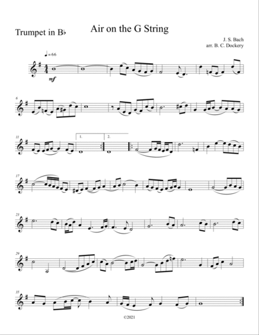 10 Wedding Duets for Trumpet and Trombone 10 Wedding Duets for Trumpet and Trombone Brass Duet scores gallery preview page 5