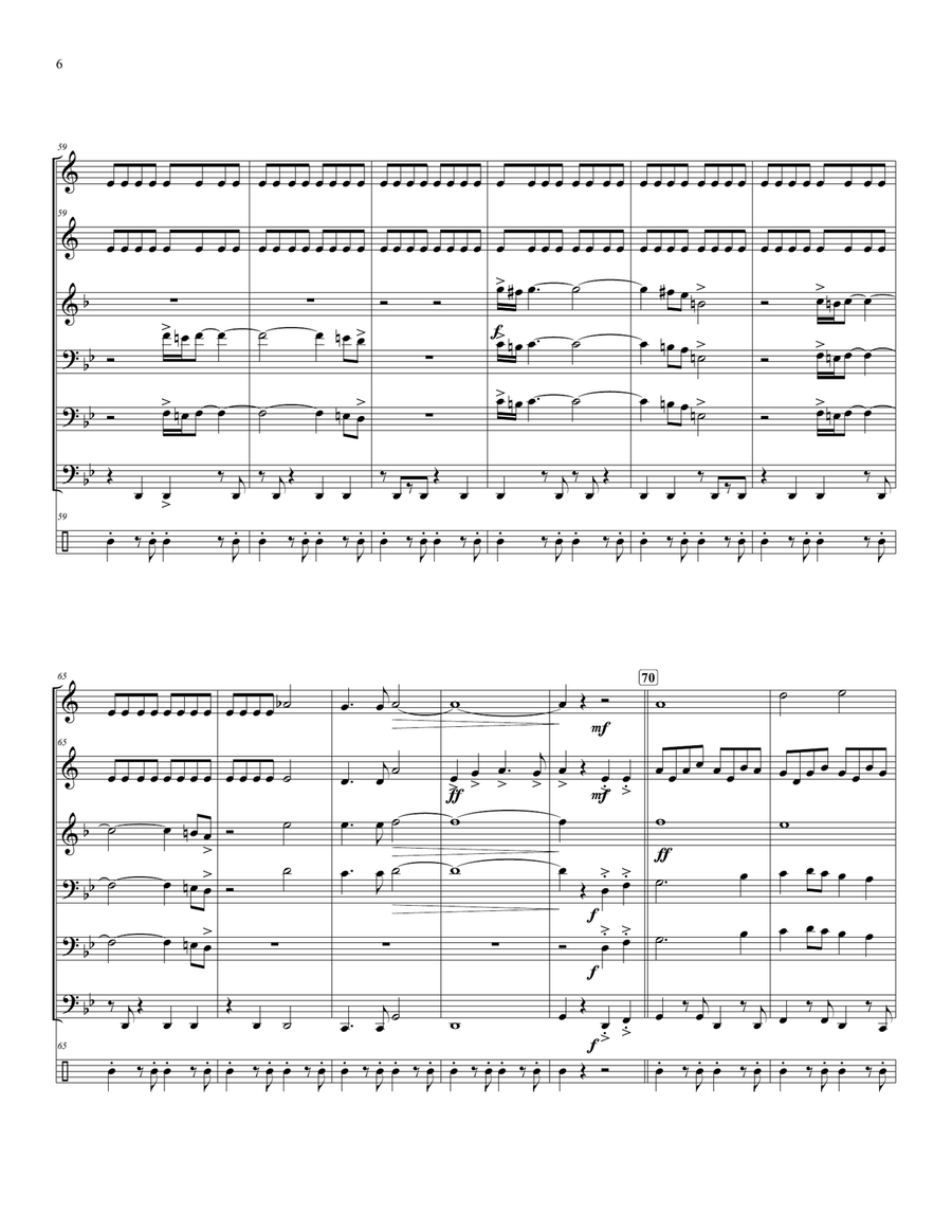 Misty Mountain Large Ensemble scores gallery preview page 6