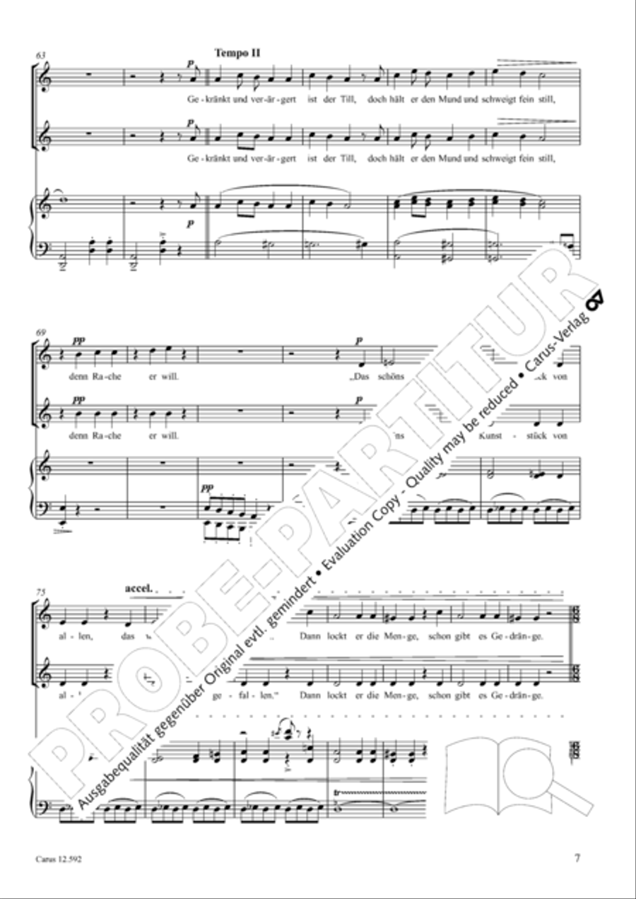 Eulenspiegeleien op. 146. Drei Eulenspiegelszenen Collection / Songbook scores gallery preview page 8