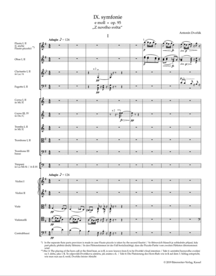 Symphony no. 9 in E minor, op. 95 