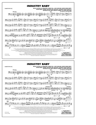 Book cover for Industry Baby (arr. Jay Bocook) - Baritone B.C.