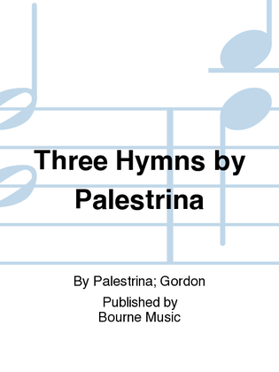 Book cover for Three Hymns by Palestrina