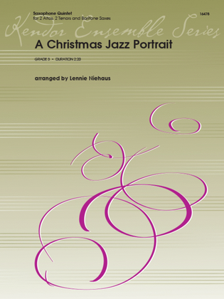 Book cover for Christmas Jazz Portrait, A