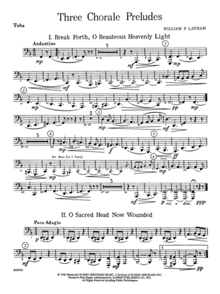 Three Chorale Preludes: Tuba