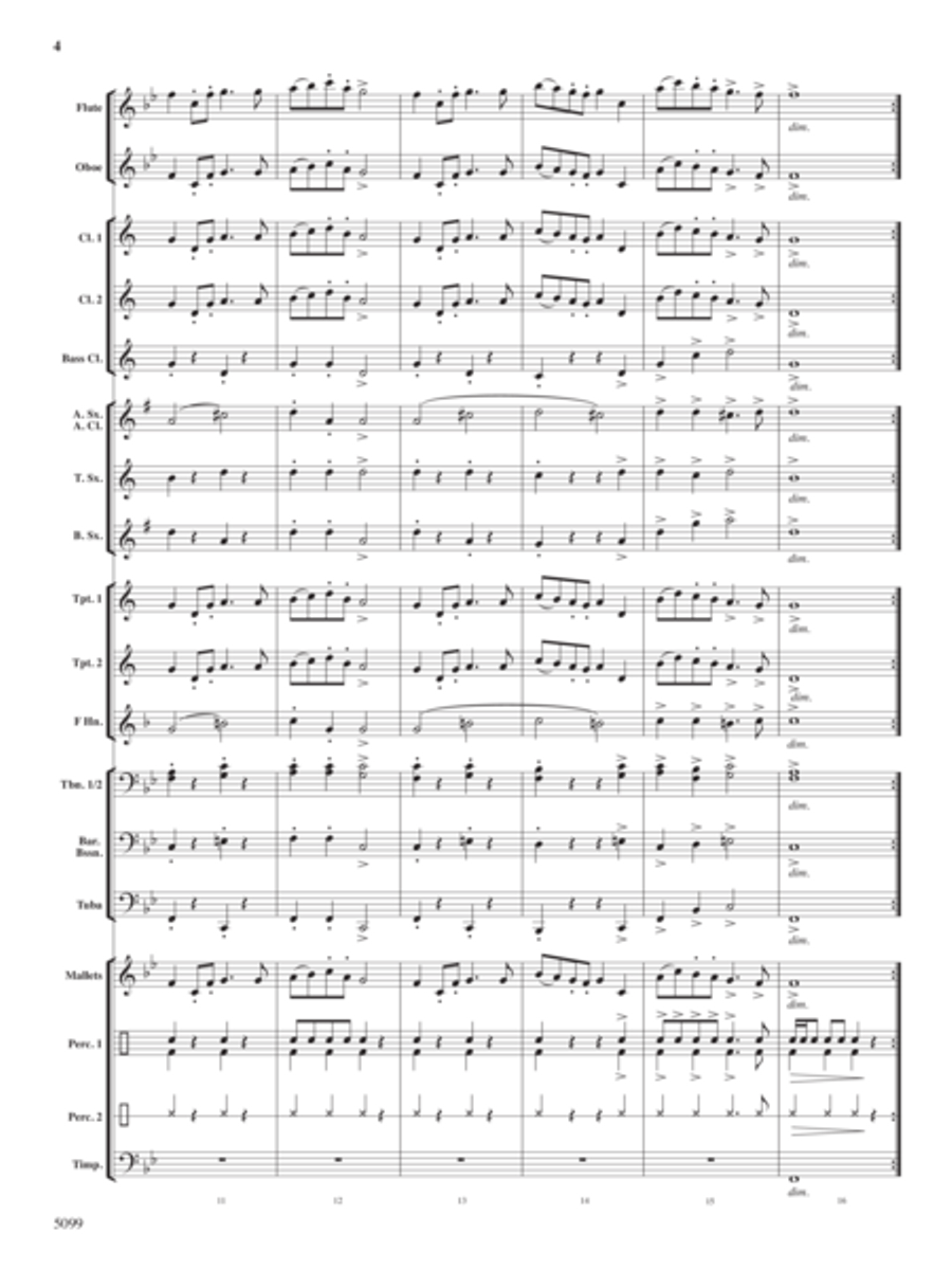 Stillmeadow Concert Band scores gallery preview page 4