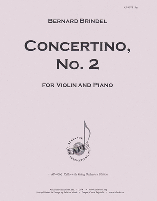Concertino For Violin And Piano