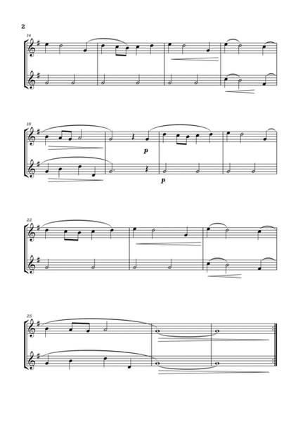 Vivaldi, Spring (The Four Seasons) — Easy Flute Duet. Score and Parts image number null