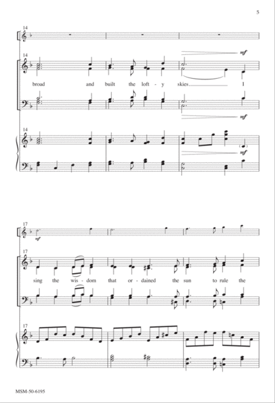 How Can I Keep from Singing 4-Part scores gallery preview page 3