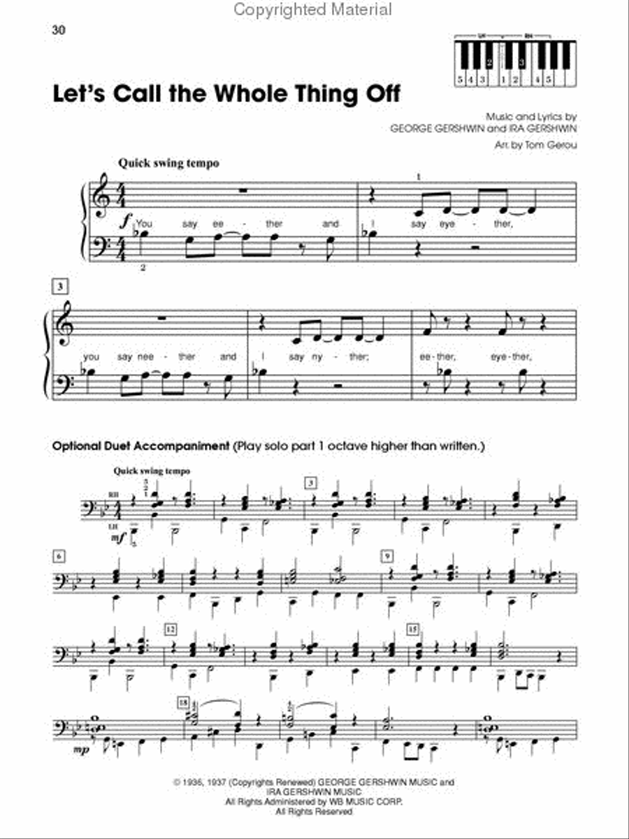 Gershwin Classics Gershwin Classics Piano Solo scores gallery preview page 4