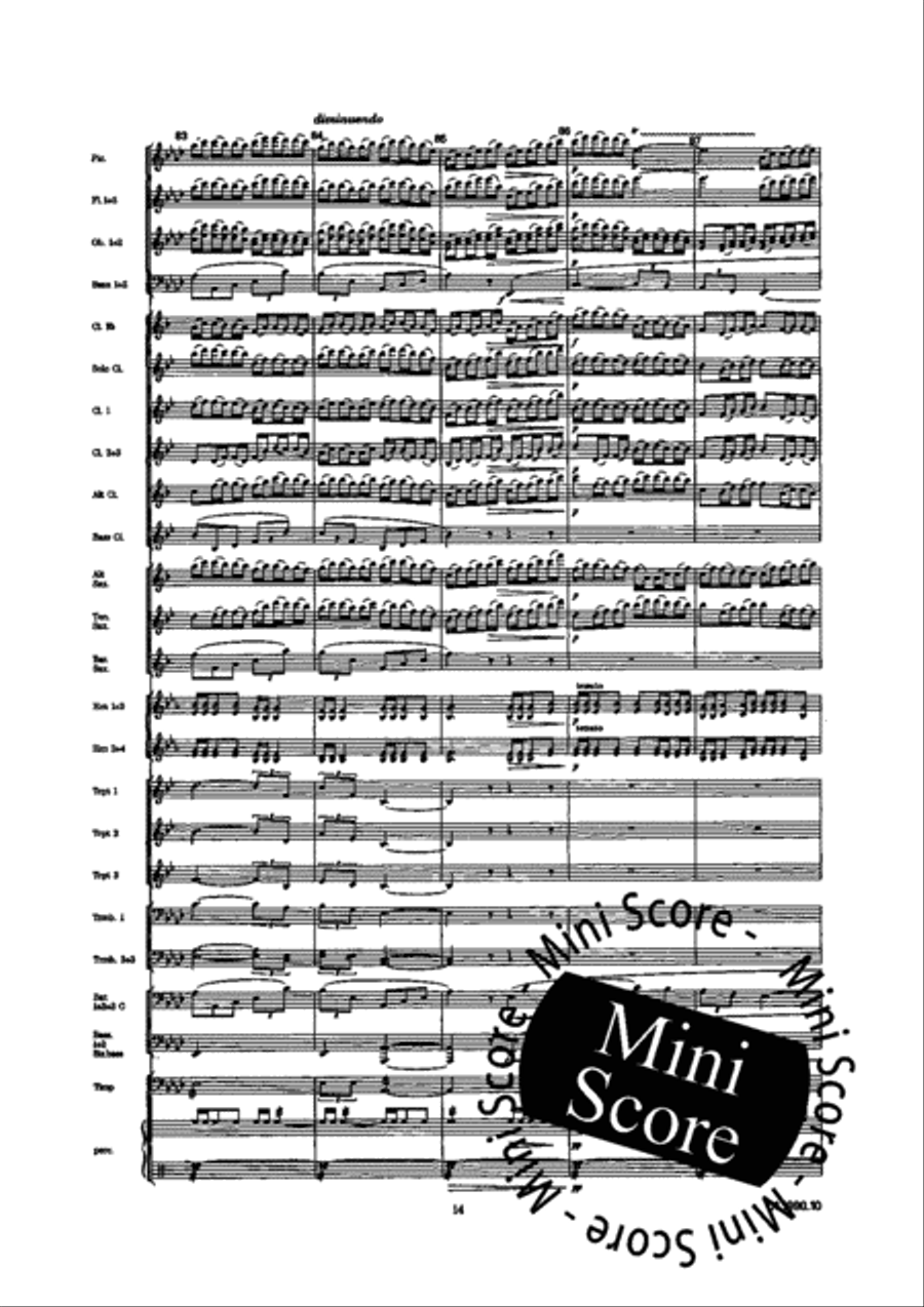 Wald Sinfonie Concert Band scores gallery preview page 22