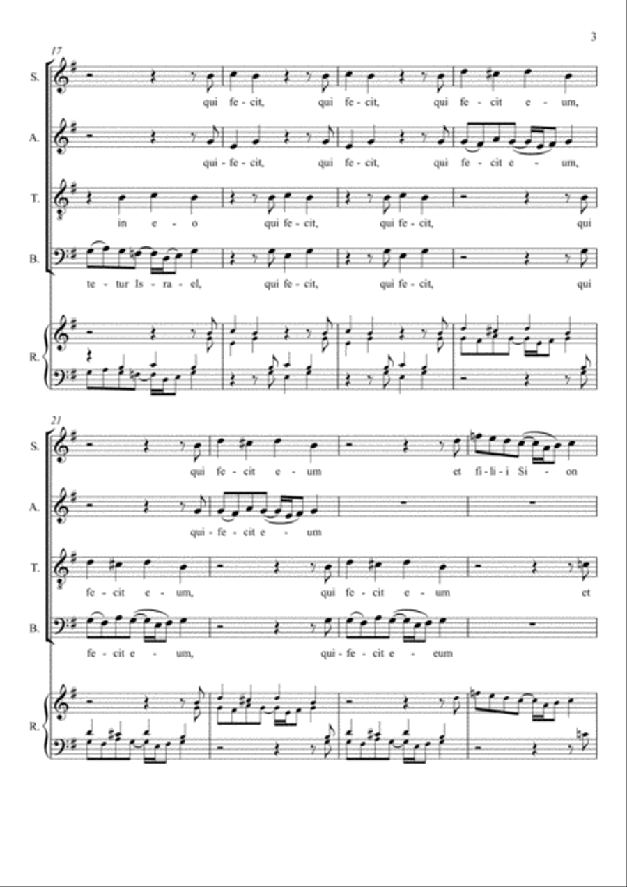 Cantate Domino 4-Part scores gallery preview page 5