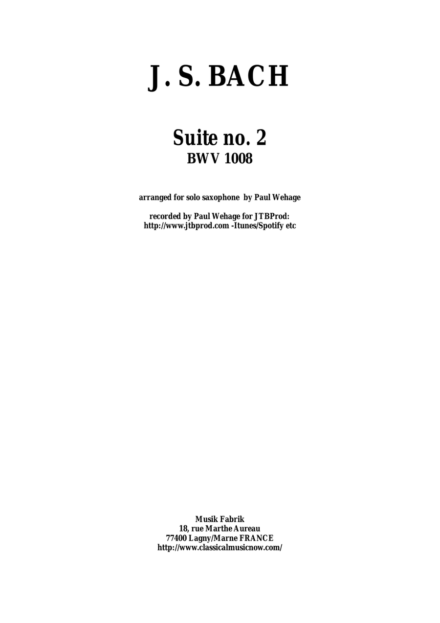 J.S. Bach: 