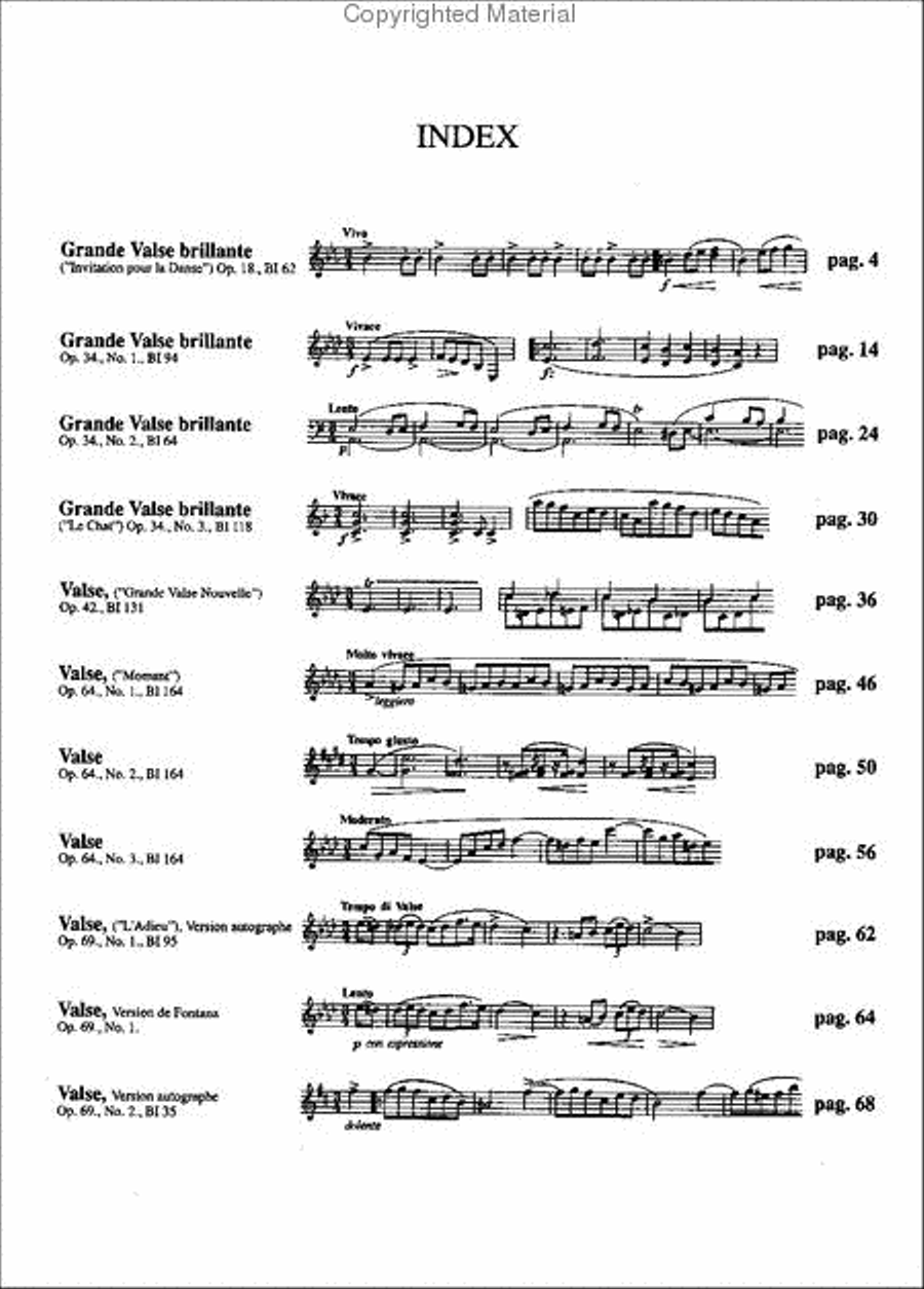 Valses Valses Piano Solo scores gallery preview page 2