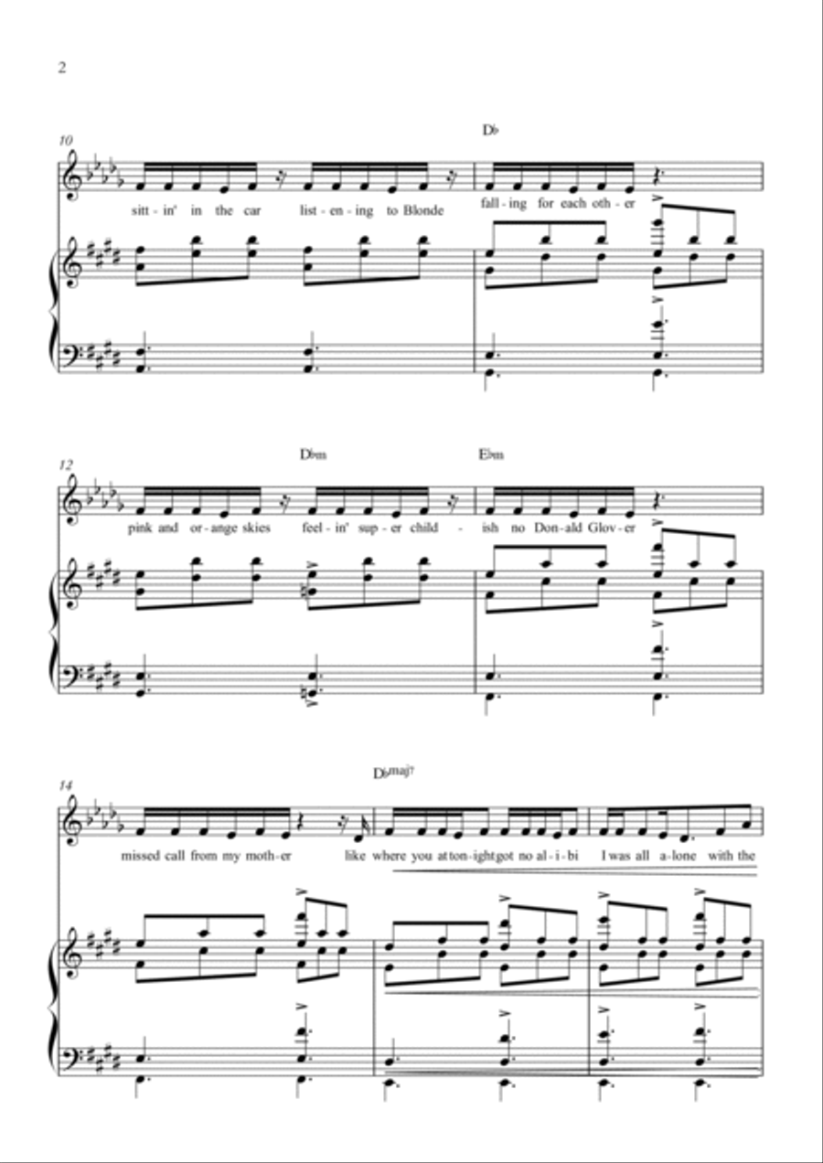 Golden Hour Alto Saxophone scores gallery preview page 2