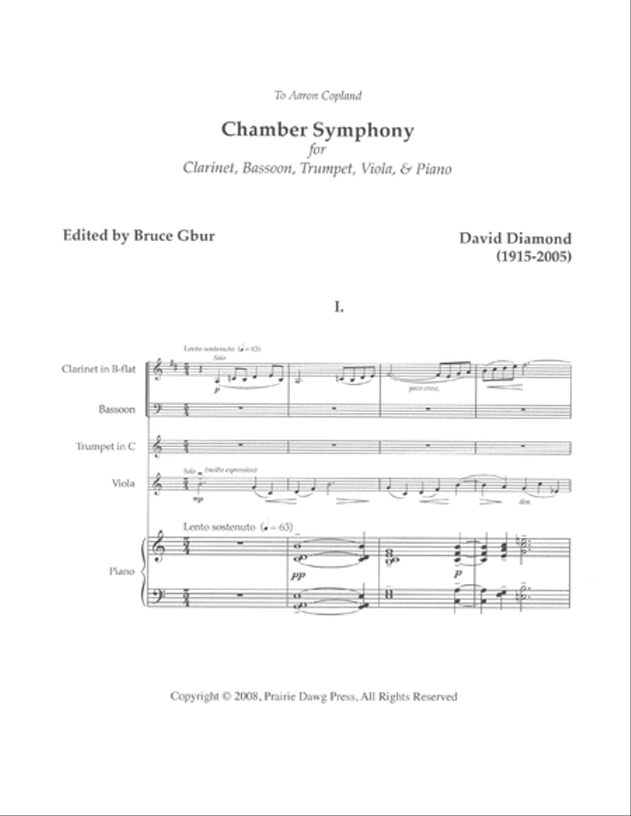 Chamber Symphony Bassoon scores gallery preview page 4