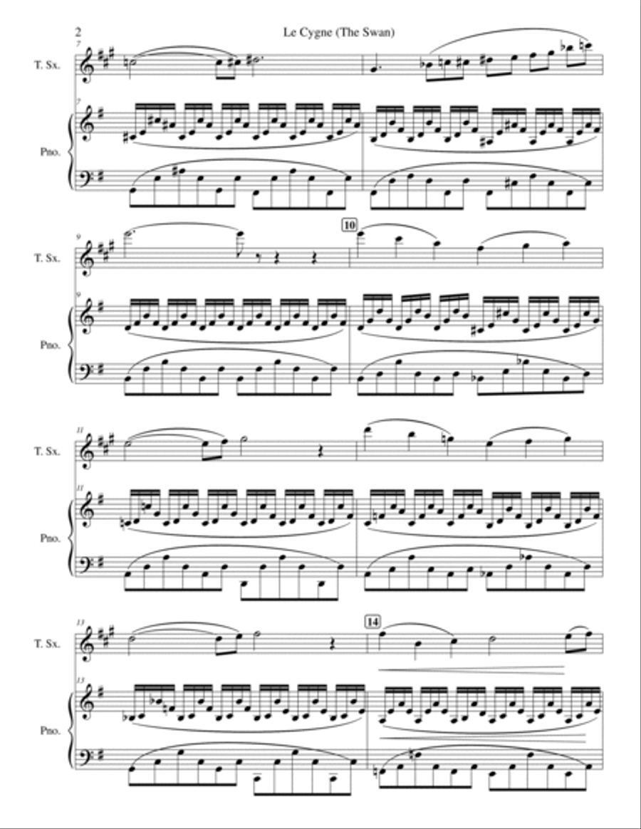 Le Cygne Chamber Music scores gallery preview page 4