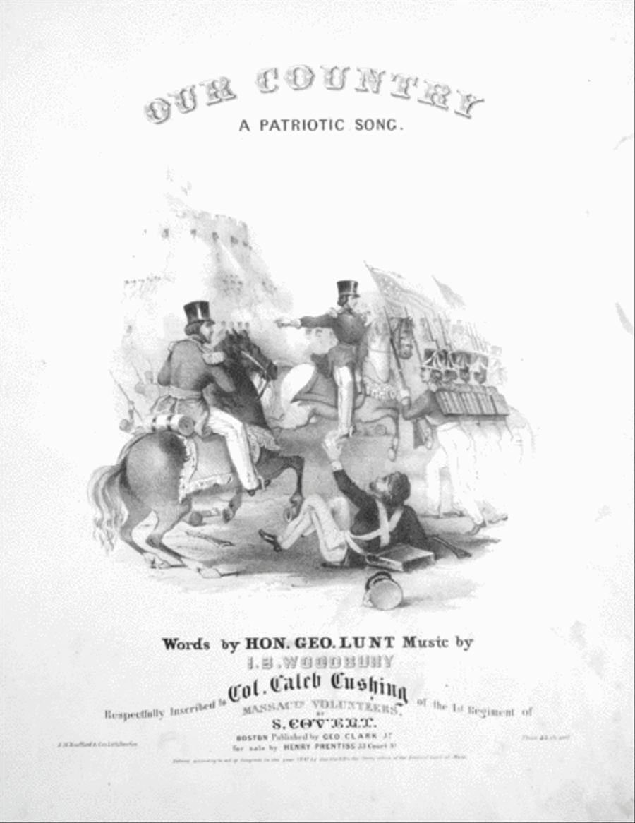 Our Country. A Patriotic Song Voice scores gallery preview page 1