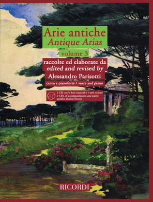Book cover for Arie Antiche - Volume 3