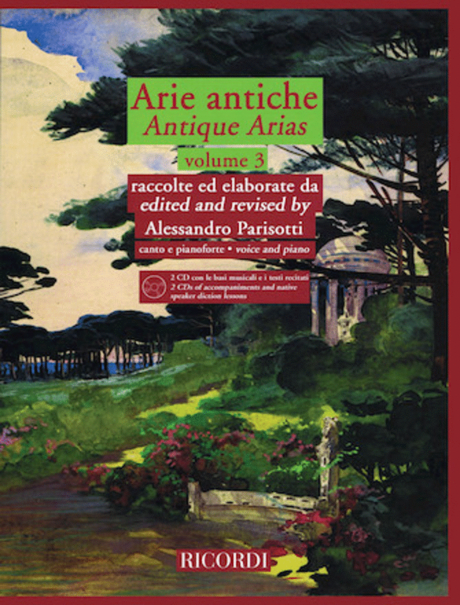 Arie Antiche - Volume 3 Arie Antiche - Volume 3 Voice scores gallery preview page 1