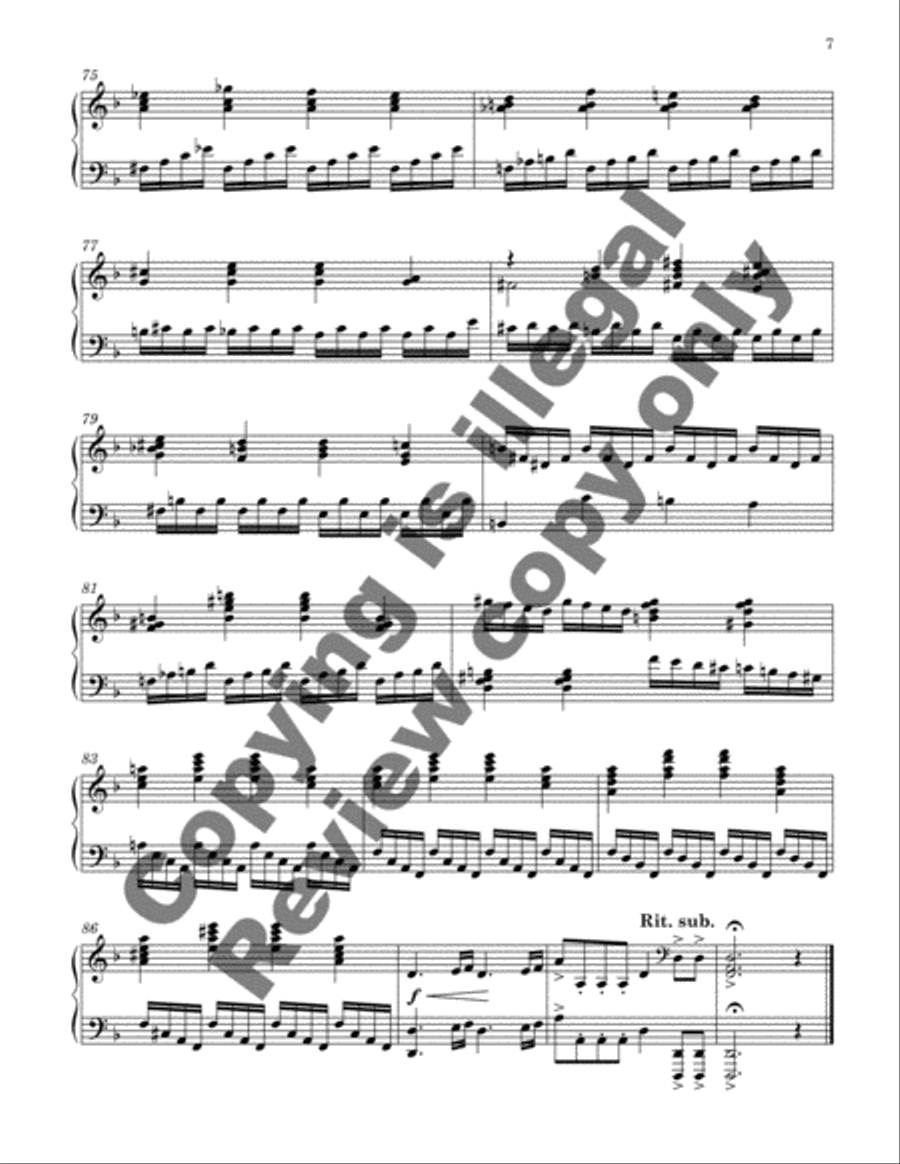 Piano Sonata No. 1 Piano Sonata No. 1 Piano Solo scores gallery preview page 8