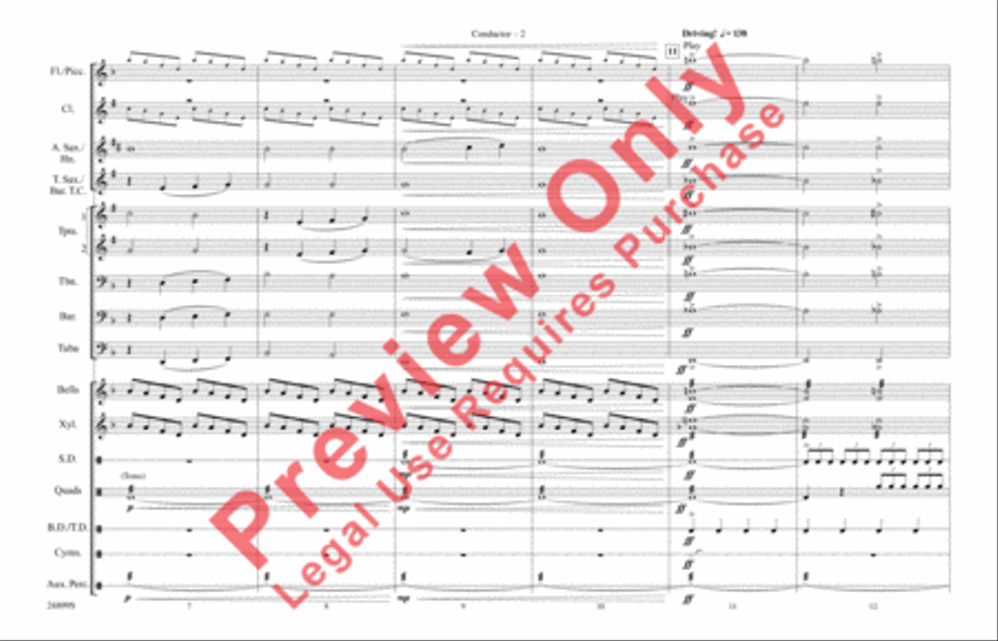 The Batman Theme (from Batman) Marching Band scores gallery preview page 3