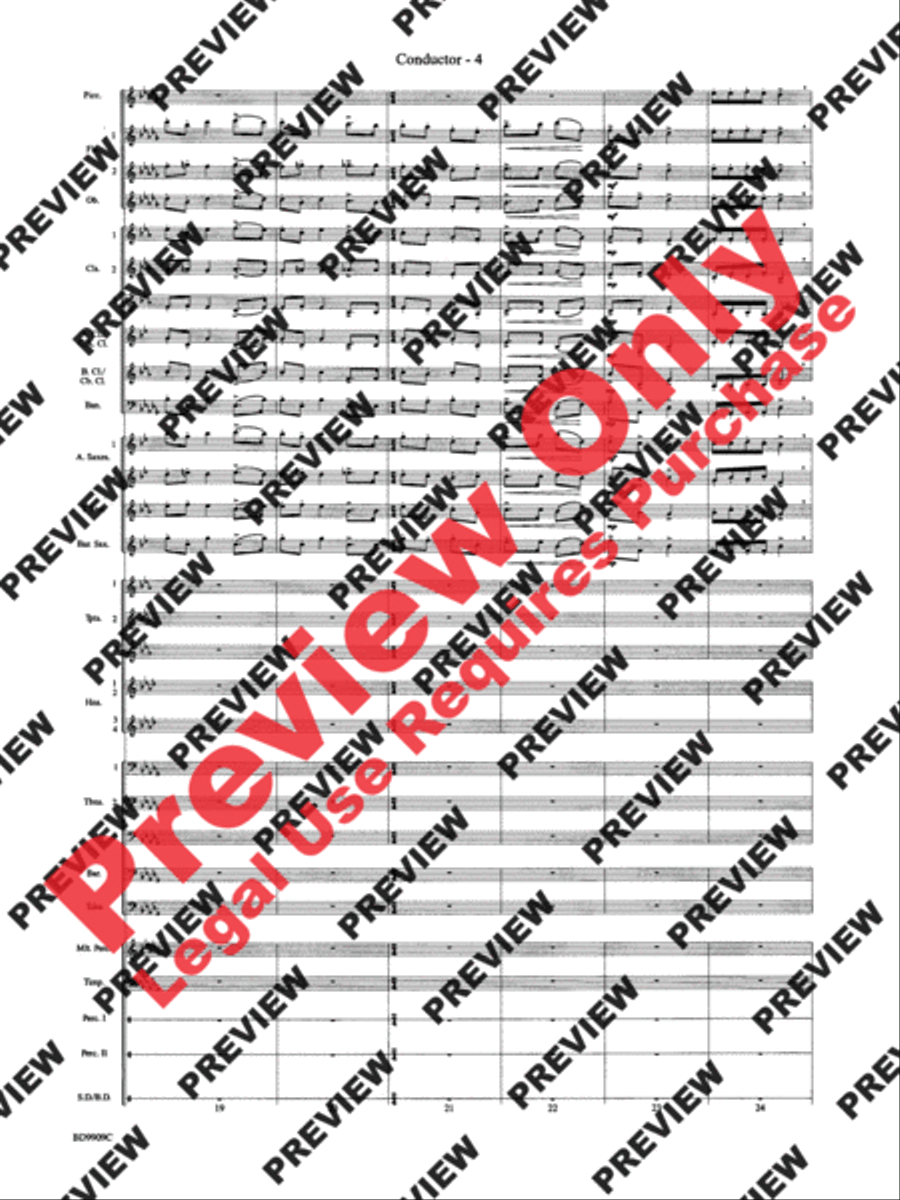 I'm Seventeen Come Sunday Concert Band scores gallery preview page 26