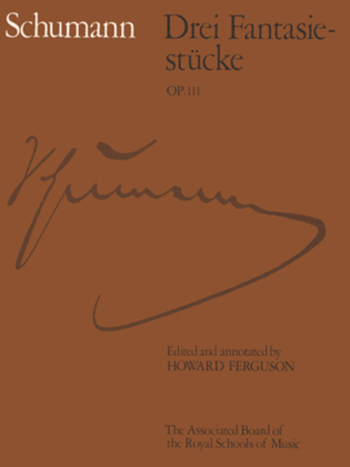 Book cover for Drei Fantasiestucke, Op. 111
