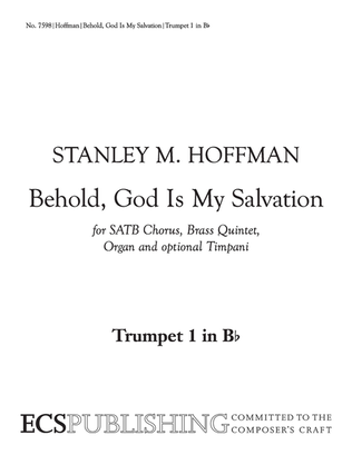 Behold, God Is My Salvation (Instrumental Parts)