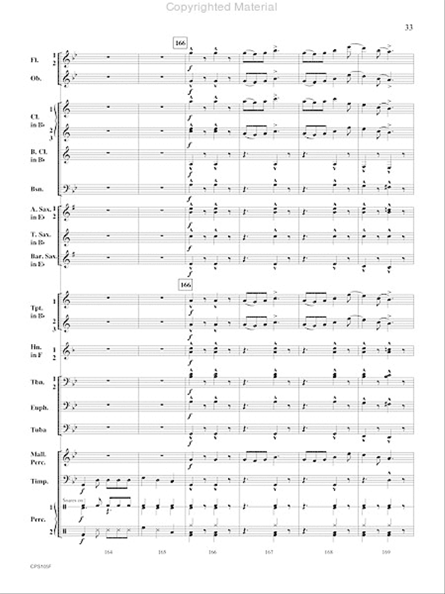 A Land Remembered A Land Remembered Concert Band scores gallery preview page 34
