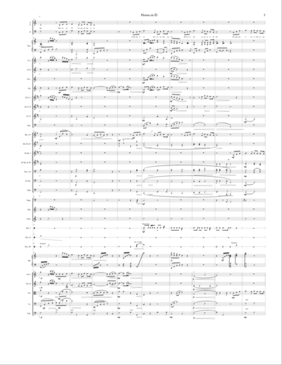 Piensa en él Piensa en él Full Orchestra scores gallery preview page 3