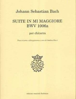 Suite in Mi Maggiore BWV 1006A