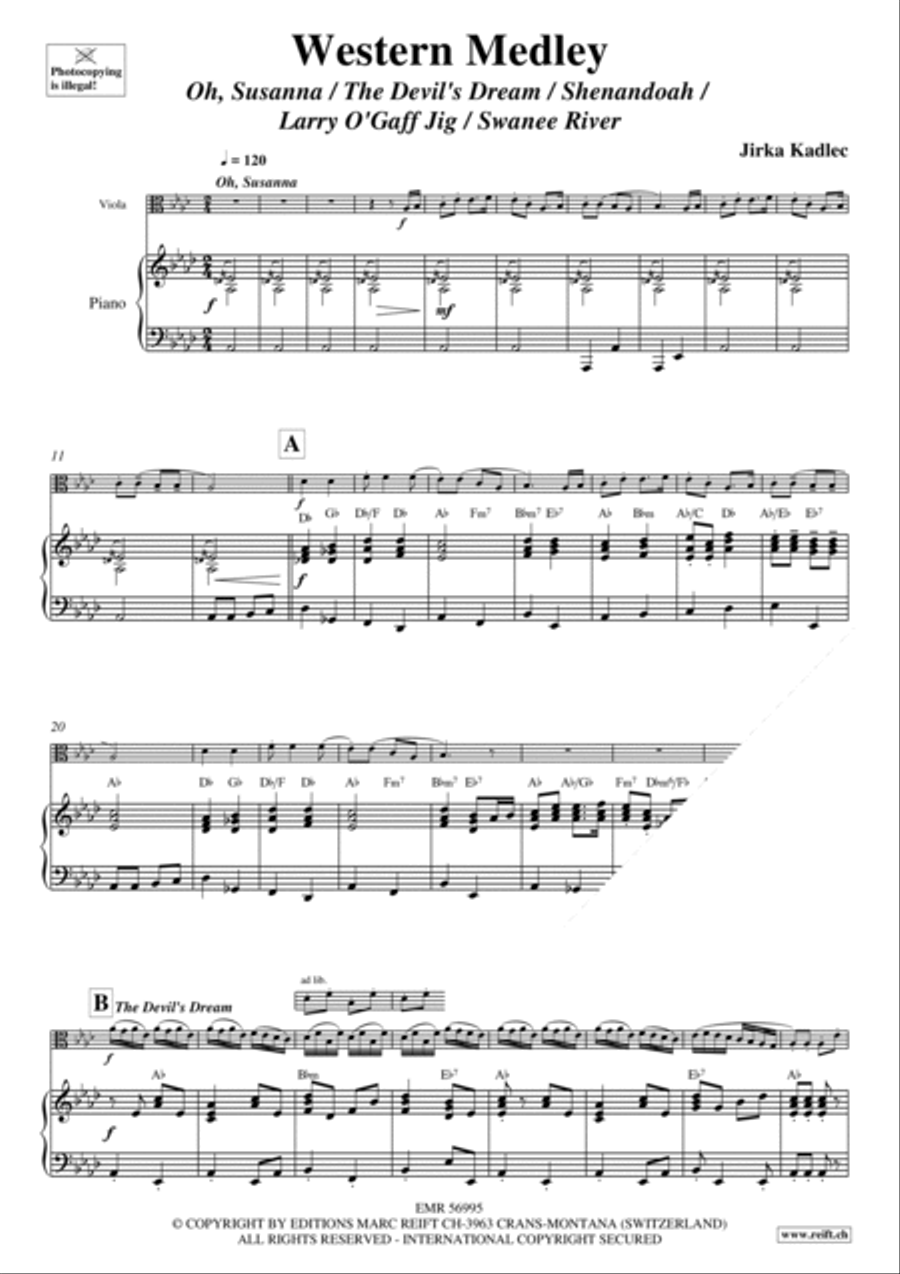 Western Medley Western Medley Piano Accompaniment scores gallery preview page 4