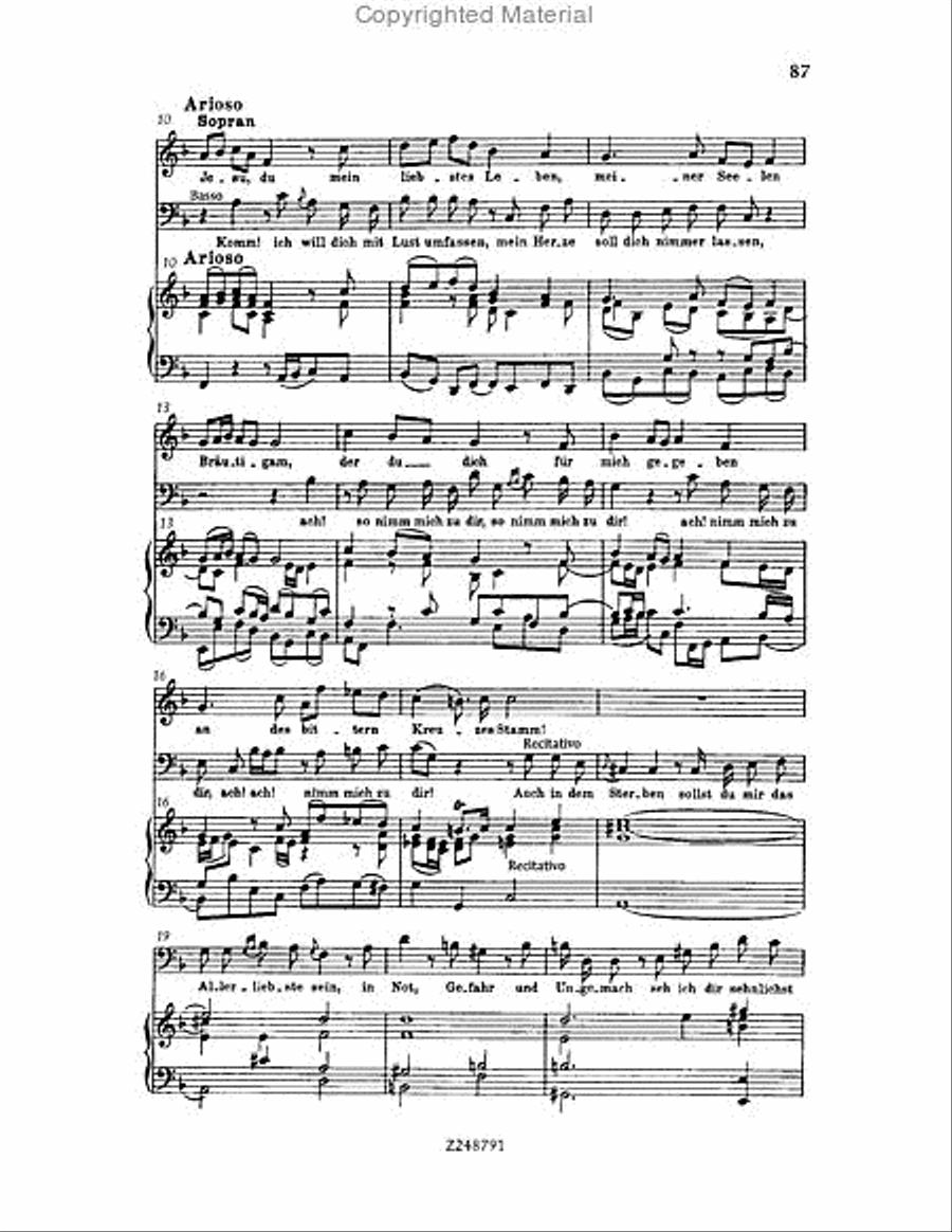 Christmas Oratorio, BWV 248 Choir scores gallery preview page 86