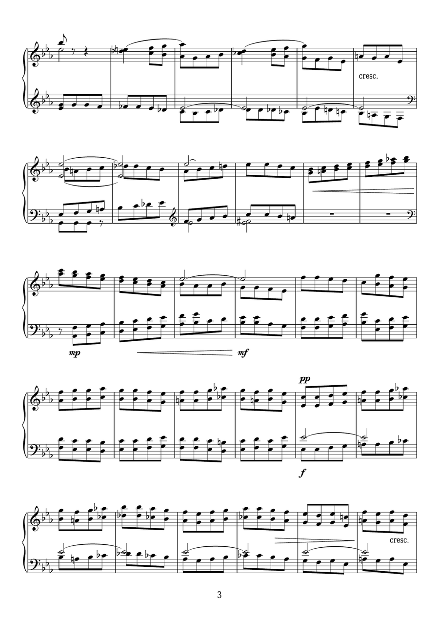 Symphony No.5, Op.82 (Finale) Piano Solo scores gallery preview page 3