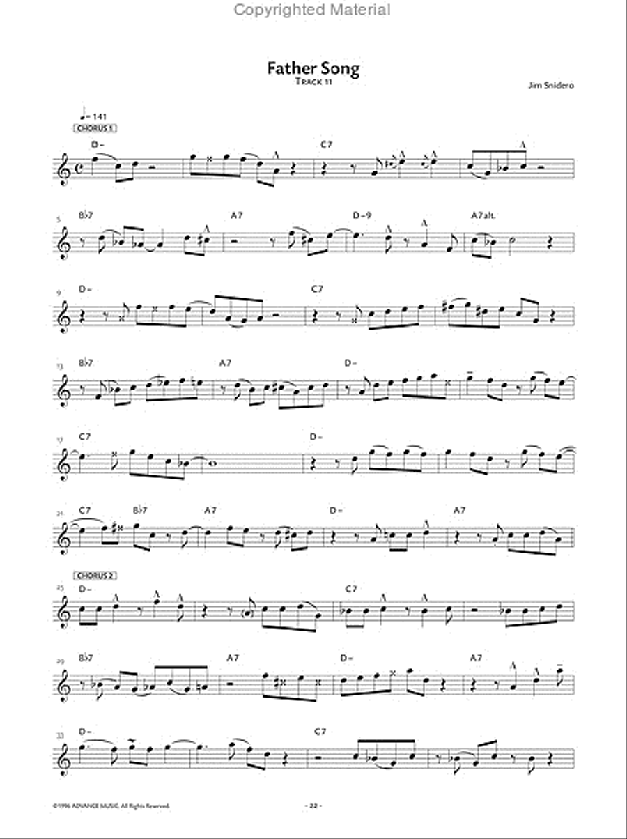Jazz Conception Alto & Baritone Saxophone Baritone Saxophone scores gallery preview page 9