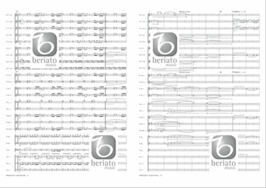 Friendly Takeover Friendly Takeover Fanfare Band scores gallery preview page 8
