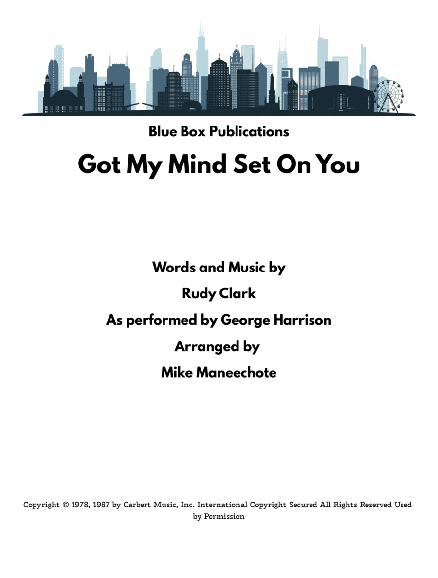 Got My Mind Set On You Tenor Saxophone scores gallery preview page 1